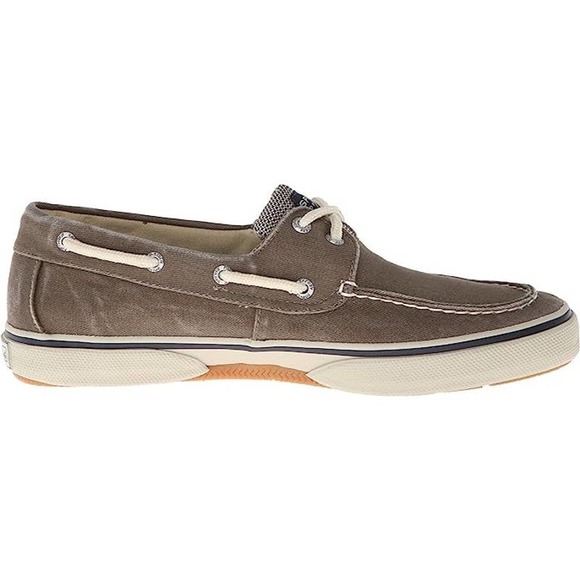 Sperry Men's, Halyard Boat Shoe Chambray Chocolate/TAN 10 M - Picture 2 of 7